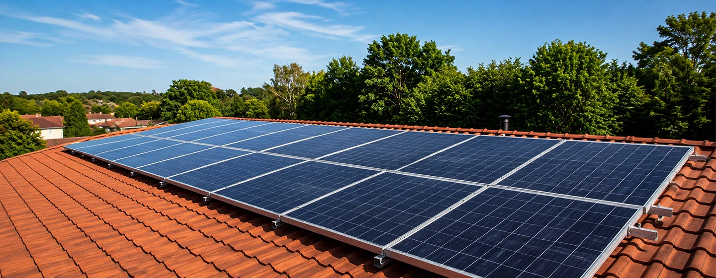 Solar installation team working beside a solar array